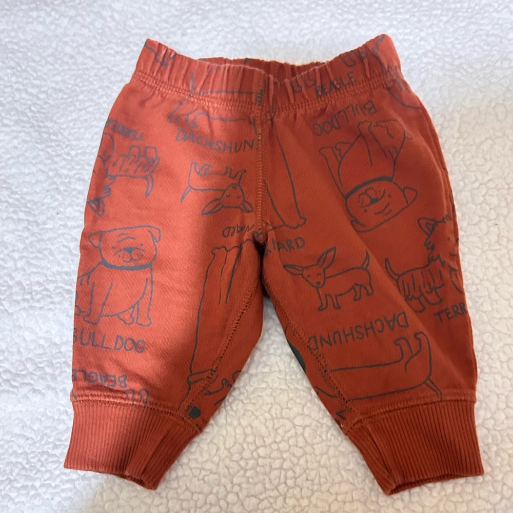 Carter's Orange Dog Print Pants
